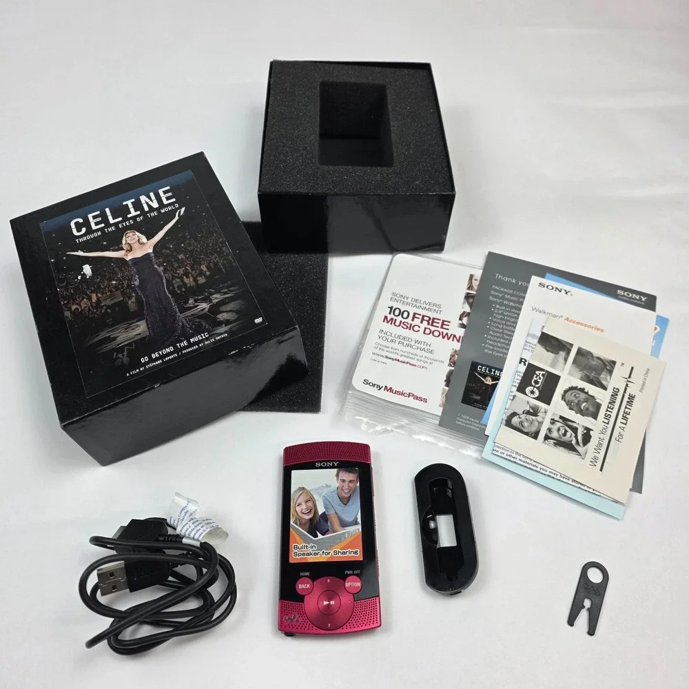 Sony Walkman S Series NWZ-S545 Limited Edition Rare RED